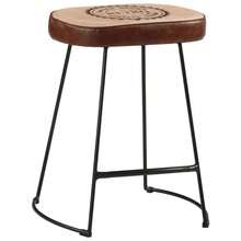 Sgabelli da bar vidaXL, 2 pezzi, marrone scuro, 40x29,5x53 cm - Castano - Visualizzare 2