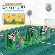 Children's Soccer Star Themed Desktop Football Battle Toy Set, Includes Player Standees, Soccer Ball, Battle Base, Control Rods, Simulated Player Match Interaction (Immersive Role-Playing Fun), Birthday / Children's Day Fun Gift - Multicolor - View 2