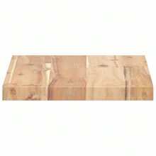 Larryhot Estantes flotantes 3 uds madera acacia sin tratar 60x20x2 cm, Fácil de montar, elegante y hermoso, y conveniente para almacenar artículos, es una opción ideal para el almacenamiento y la decoración del hogar. - Marrón - Ver 4