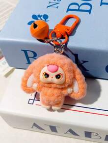 3D Cartoon Bell Big Ear Keychain Pendant, Suitable For Hanging On Keychains, Suitable For Women, Students, Handbags, Backpacks, Etc., Can Be Used As An Accessory - Multicolor a - View 5