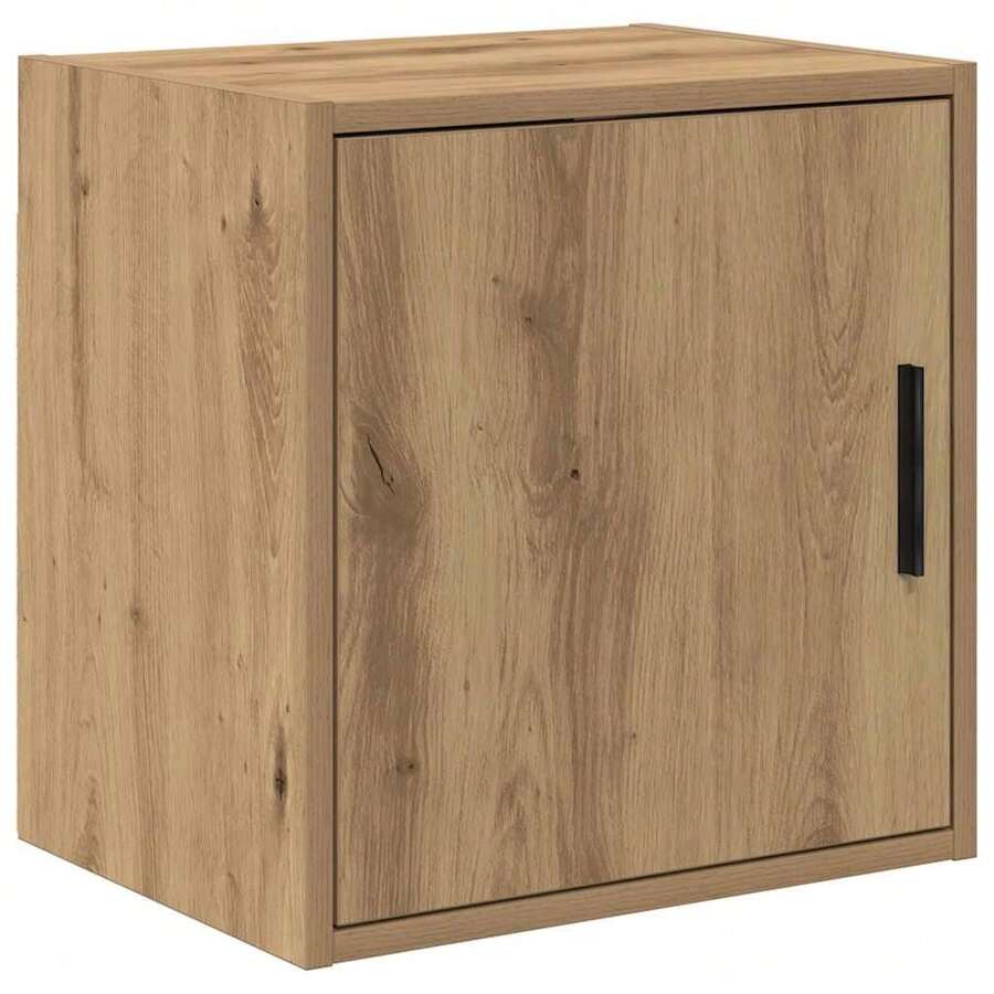 vidaXL Armario de pared de garaje madera de ingeniería artesanal - Marrón - Ver 1