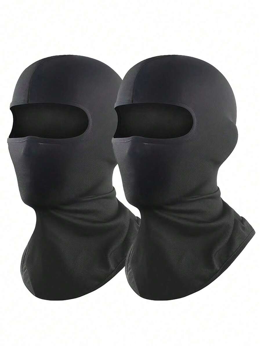 1pc/Multi-Pack Unisex Balaclava Face Mask, Suitable For All Seasons, Cycling, Motorcycle, Daily Use, Outdoor Travel, Hiking, Skiing - Multicolor - View 1