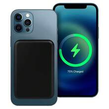 Transparent Wireless Magnetic Protective PC Hard Case Compatible With Apple Magsafe External Battery Pack