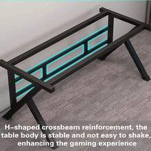 1pc E-Sports Game Table, Suitable For Home Use And Hotel E-Sports Rooms, Easy To Install - Black - View 6