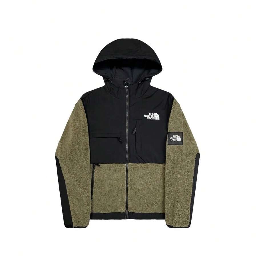 THE NORTH FACE Full Zip Hooded Jacket, Cozy Warm, The Full Zip ,Unisex - xanh quân đội - Xem 1