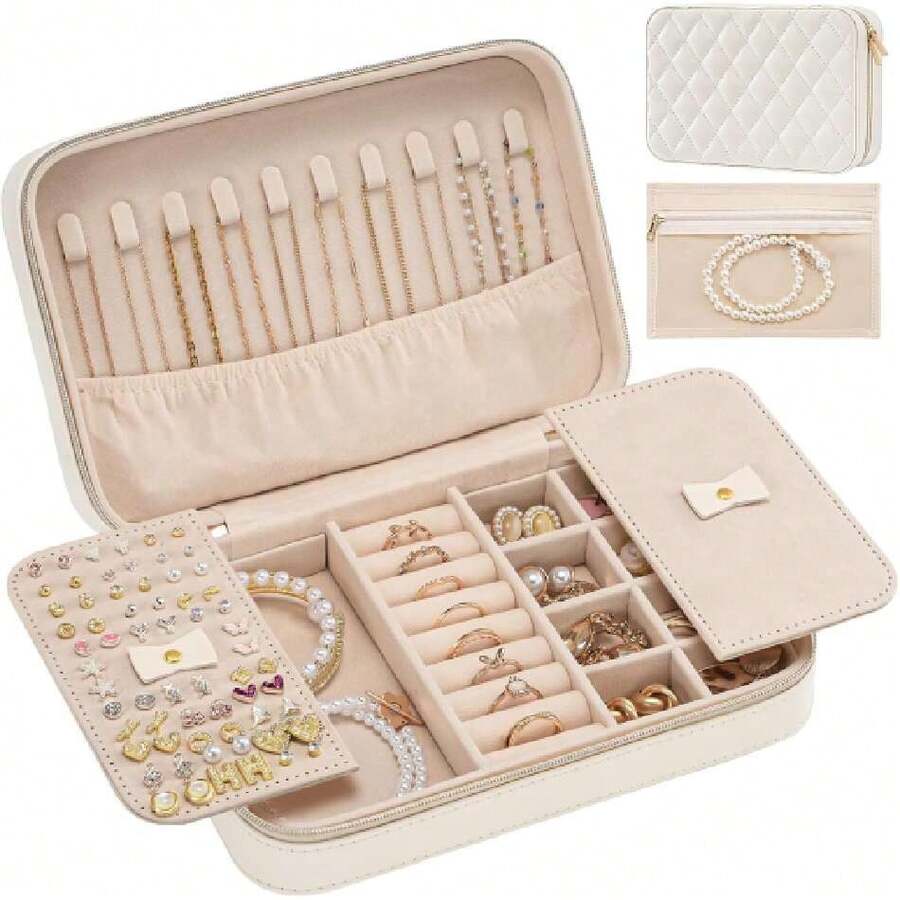 Jewelry Storage Set - Baby Pink - View 1