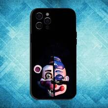 Funda de teléfono F-Fnaf compatible con 17,16,15,14,13,12,11 Plus, Pro Max, cubierta suave negra, funda compatible con  17 pro max, funda  17 pro, funda  17, funda  16 pro max - z1 - Ver 9