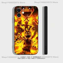 Funda de teléfono compatible con  17,16,15,14,13,12,11,X,XR,XS,Plus,Mini,Pro,Max, diseño genial de Five-Nights-At-Freddys Fnaf, funda negra a prueba de golpes, funda compatible con  17 pro max, funda de  17 pro, funda de  17, funda de  16 pro max - z2 - Ver 8