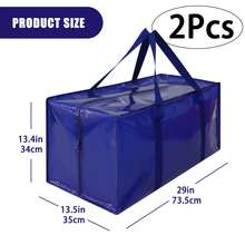 Large Pink Moving Bag - Durable Fabric Storage Bag With Side Handles And Label Pocket - 7 Styles Available - Suitable For Clothes Organization, Dorm, Travel And Moving Supplies, Under Bed Storage - Multicolor - View 8