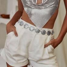 Women's Boho Chic Gold Chain Belt - Elegant And Versatile Style - Bạc - Xem 1