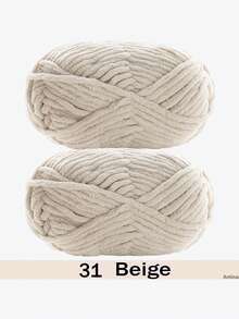 1/2包天鹅绒柔软纱线，50克/包，60米/包，手工DIY编织中等粗细纱线，冰棒纱线，粗涤纶柔软编织纱线，适合DIY工艺品 - 彩色 - 查看 62