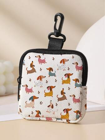 Billetera con cierre de cremallera con estampado animal, ligera para moneda, efectivo, tarjeta de identificación, tarjeta de crédito, bolsillo para monedas, billetera pequeña, bolsa de almacenamiento miscelánea, de moda y moderna para viajes, regalo de cumpleaños, aniversario, Día de San Valentín, regalo para mujer y maestra