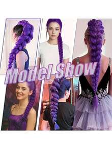 猎巫组织亚克力发夹和发卡，适合女孩编发和做发型 - 彩色 - 查看 6