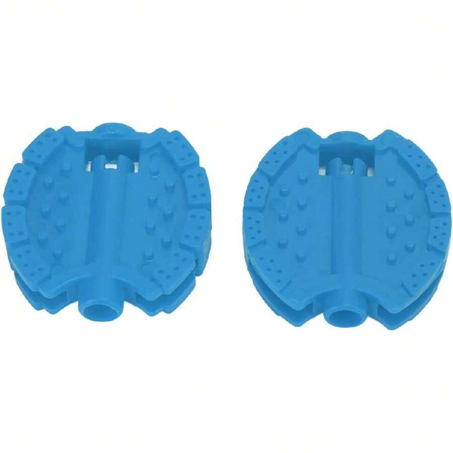 Pedal de Bicicleta para Niños, 2 Piezas Pedal de Bicicleta para Niños Triciclo de Plástico para Niños Pedales de Bicicleta Cochecito de Bebé para Niños Rueda Delantera Pedal Accesorios,37325610 - Azul Marino - Ver 1