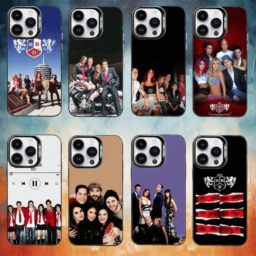 Funda de teléfono RBD REBELDE V para 17, 16, 15, 14, 13, 12, 11 Plus, Pro Max, cubierta negra mate a prueba de golpes - z8 - Ver 1