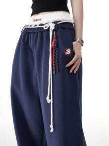 Women Pants - Navy Blue - View 6