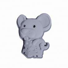 1 pieza Molde de silicona con diseño de ratón y queso, herramienta de repostería, molde para tartas, bandeja para mousse, molde para chocolate, mousse, gelatina y cera, herramienta de cocina - Multicolor - Ver 14