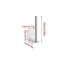1 pieza Soporte para rollo de toallas de cocina, Dispensador de rollo de tejido multiusos montado en la pared, Estante para película adherente, Percha para paños, Organizador de almacenamiento para el baño - Multicolor - Ver 15