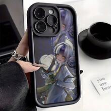 Creative Personality Elegant Anime Girl Holding Ball Cheerleaders Phone Case For Apple  17 Air 16 16e 15 14 13 12 Mini 11 Pro Max X XR XSMAX 8 7 E Plus Step Lens Protection Soft Case Back Cover New Luxury - Trộn màu 1 - Xem 8