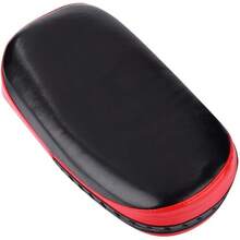 Alomejor Almohadilla de Patadas Curva con Punta Duradera Objetivo de Manos y Pies para Entrenamiento de Boxeo Muay Thai TSHS - Negro - Ver 12