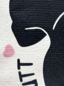 2pcs Animal Pattern Kitchen Towels, Suitable For Home, Kitchen, Dining, Party Decor, Cute Dachshund Silhouette Design - White - View 6