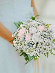 人造满天星花,白色满天星,白色假花,散装假满天星花束,适用于家居装饰、桌面装饰、DIY插花、婚礼和节日派对装饰、家庭和户外花园装饰、婚礼、派对、房间装饰、圣诞节装饰。 - 彩色 - 查看 7