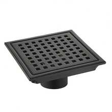 1 pieza Desagüe de ducha cuadrado, rejilla de drenaje de acero inoxidable - Diseño moderno y elegante, rejilla extraíble, anti-olor y anti-obstrucción, tapa de drenaje integrada, sistema de drenaje eficiente, estructura duradera, adecuado para baño, balcón, cocina - Disponible en tamaños de 4 pulgadas y 6 pulgadas