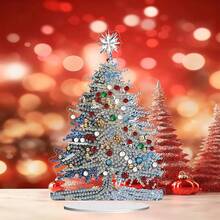 Fairyland JinWenn Decor For Home Diamonds Art Kit Decorations, Christmas Tree Diamonds Painting Kit For Adult Tabletop Gift DIY 5D Diamonds Dots Christmas Special Crystal Diamond - DP02415 - 查看 3