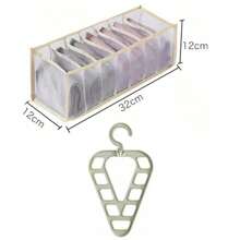 Multi-Grid Clothing & Socks Large Capacity Drawer-Style Foldable Storage Box - Rectangle - View 12