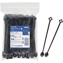 サンナップ マドラースプーン ブラック １００本×５パック - 1 - チェックする 2
