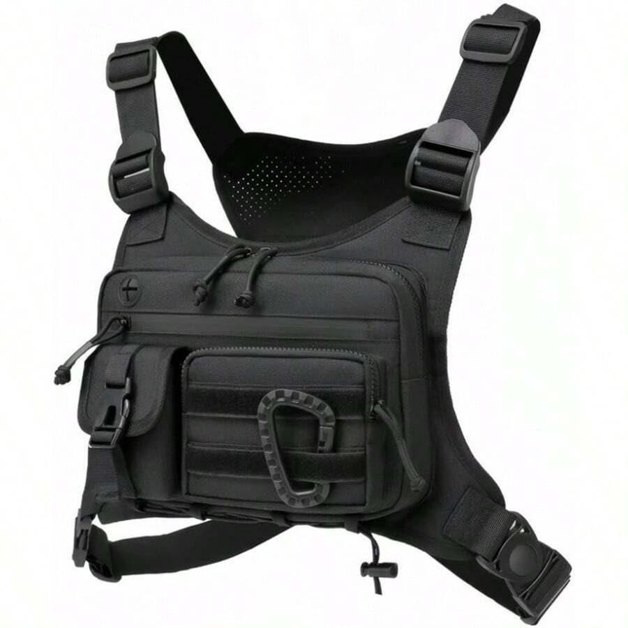Men's Tactical Chest Bag, Outdoor Tactical Vest, Multifunctional Backpack