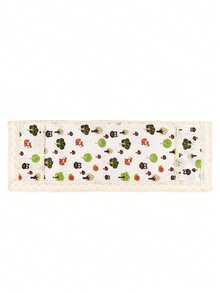 Microwave Oven Cover Dustproof Cotton Machine Protector Decorative Kitchen Appliance Cover With 2 Side Storage Pockets 13.78x39.37inches - Mushroom Tree - View 3