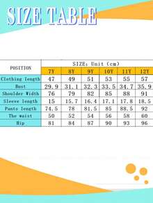 Girls Letter Print Short Sleeve Top And Pants Set - Army Green - View 7