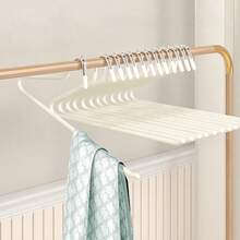5Pcs Metal Goose Shape Pants Hanger Seamless Anti Slip Pants Rack Space Saving Z-Shaped Pant Hangers Wardrobe,Stainless Steel Goose-Shaped Pants Rack Non-Slip Household Telescopic Clothes Rack Multi-Layer Storage Clothes Rack