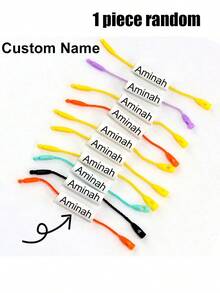 Personalized Name Circle: Customized Shoe Tag With Colorful Lanyard, Suitable For Water Bottles, Umbrellas, Shoes, Home Accessories, Adding Personalized To Your Home, Personalized Label - Multicolor - View 12