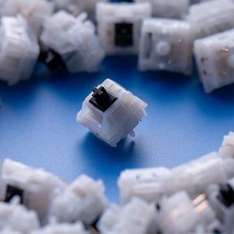 1 包（10 个）Y3X 轴体 5 针线性轴 48g/40g/32g 键程 出厂预润滑 Thocky Hifi 键轴 MZ Studio 适用于机械键盘轴体 定位板或 PCB 安装