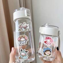 SANRIO 100 miếng dán trang trí hình hoạt hình dễ thương hỗn hợp Mymelody, Cinnamoroll, HelloKitty, Pochacco, Kuromi, đồ dùng làm sổ lưu niệm, văn phòng phẩm, nhãn dán vui nhộn, nhãn dán laptop, nhãn dán điện thoại Kindle. - 100 CÁI - Xem 6