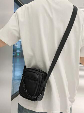 Fashionable Minimalist Chain Small Square Crossbody Bag
