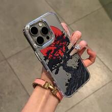 Funda para 17, 16, 15, 14, 13, 12, 11, Pro X XR XSMAX 8 Plus - Estilo Ukiyo-e Transparente con Material TPU y Protección Antideslizante Caídas, Diseño Artístico,Impresión de alta calidad,Diseño Impreso con,Entusiastas de,Fans del Anime17 17promax - transparente - Ver 3