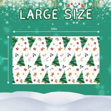 4pcs Christmas Element Disposable Plastic Tablecloth, Party Tablecloth, Waterproof And Oil-Proof, Suitable For Christmas - Multicolor - View 9