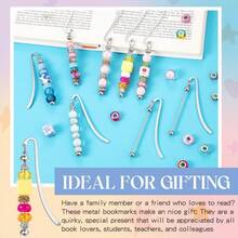 3/10/24pcs Beaded Bookmarks - DIY Bookmarks Metal Bookmarks, Exquisite Beaded Bookmark Tassels, Suitable As Gifts For Book Lovers, Students, Teachers, Friends And Family - Beaded Bookmark - View 3
