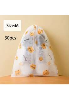 30pcs Shoe Bags, Dust-Proof & Anti-Yellowing Protector! Made Of Non-Woven Fabric, Easily Protect White Sneakers. Suitable For Shoes Of All Sizes, Prevent Dust Intrusion And Keep Shoes Like New For Long. Make Your Shoe Cabinet More Tidy And Orderly, Showcase Your Fashionable Taste. - Multicolor - View 13