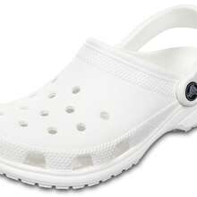 Garden Clogs For Women And Men - Slip On Work Shoes With Arch Support, Quick-Dry Water Shoes & Comfortable Casual Sandals | Size: Women's 8 / Men's 6 | Color: White - 白色 - 查看 4