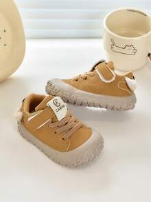 1双幼儿男童鞋，2026春秋新款软底防滑透气婴儿鞋，女婴闭趾学步鞋 - 黃色 - 查看 5