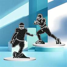 Fairyland JinWenn Decor For Home Diamonds Art Kit Decorations, 10 Pack Football Diamonds Painting Kit For Adult Tabletop Gift DIY 5D Diamonds Dots, Special Crystal Diamond 4x4 Inch - DP02407 - Xem 6