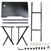 1pc E-Sports Game Table, Suitable For Home Use And Hotel E-Sports Rooms, Easy To Install - Black - View 7