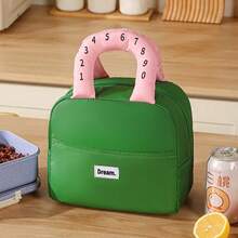 新款保温午餐包，大容量保温午餐盒包，加厚铝箔午餐手提袋，适用于工作、学校、野餐 - 彩色 - 查看 12