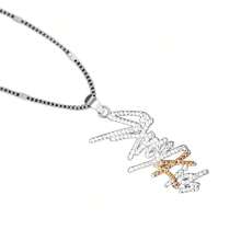 KPOP SKZ Necklace, Exquisite Full Copper Rhinestone Pendant, Necklace, Fans Merch Goods, Concert Goods, Small Gift, Christmas & Halloween Gift - Multicolor - View 4