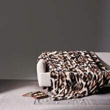 Merino Wool Printed + Milk Velvet Double Layer Blanket