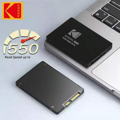  KODAK SSD 512GB For Laptop Desktop Solid State Drive Sata3 2.5 Inch 256GB High Speed Hard Disk
